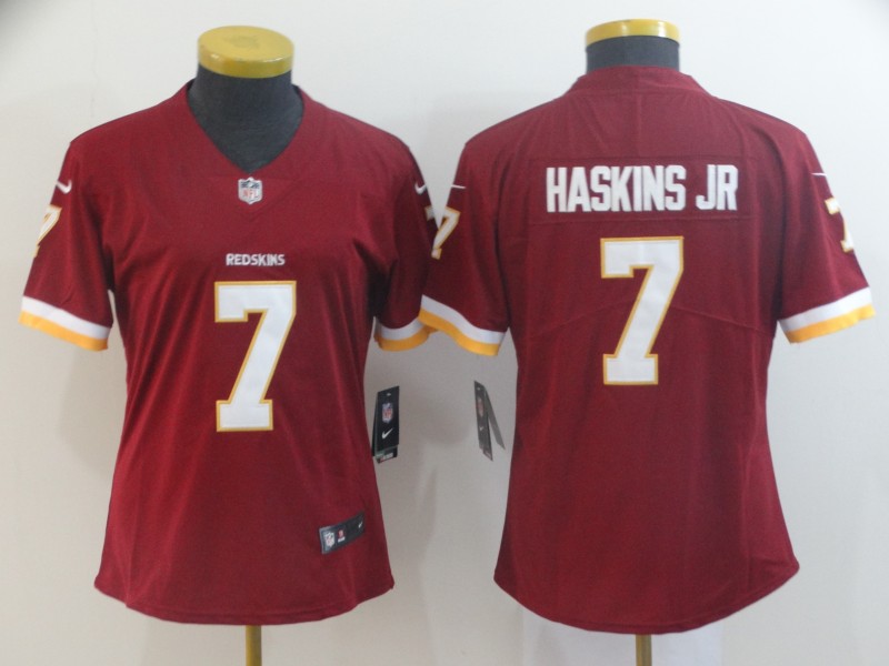 Women's Washington Redskins #7 Dwayne Haskins JR Red 2019 Vapor Untouchable Limited Stitched NFL Jersey